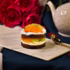 Пирожное круглое фруктовое 180 гр